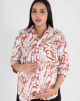 Camisa Texte naranja