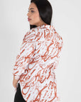 Camisa Texte naranja