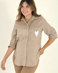 Camisa Latido beige