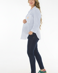 camisera corazon azul