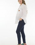 camisera corazon ivory