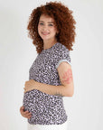 T-shirt Nube morado