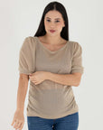 Blusa Helena beige
