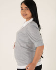Blusa Poply gris