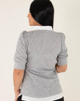 Blusa Poply gris