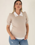 Blusa Poply beige