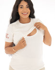 Camiseta LOVE ivory