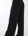 Pantalon pretina Resortada negro