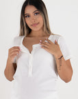 Pijama Pantalón Cándida ivory