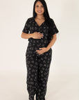 Pijama Pantalón Latido negro