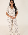 Pijama Pantalón Latido ivory