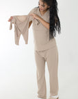 pijama duo mama bb beige