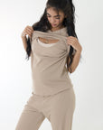 pijama duo mama bb beige