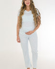 PIJAMA PANTALON DUO ESTAMPADA azul