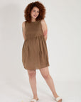 Vestido Curly caqui