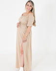 Vestido Luna caqui