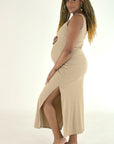 Vestido Lactancia Tina beige