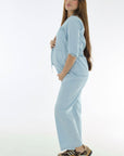 Jumper camisero denim liviano azul