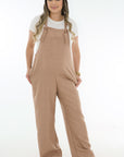 Jumper tipo overall Cargadera nudo caqui