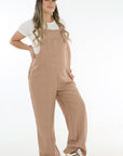 Jumper tipo overall Cargadera nudo caqui