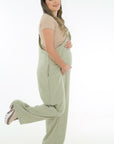 Jumper tipo overall Cargadera nudo verde
