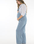 Jumper tipo overol chambray azul