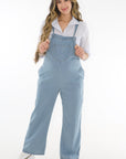 Jumper tipo overol chambray azul