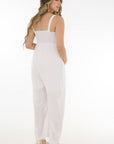 JUMPER TIRAS AMARRE EN FRENTE blanco