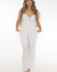 JUMPER TIRAS AMARRE EN FRENTE blanco