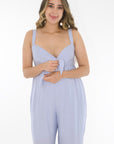 JUMPER TIRAS AMARRE EN FRENTE azul