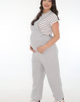 Jumper tipo overol gris