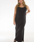 Vestido en Rib apto lactancia negro