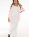 Vestido en Rib apto lactancia ivory