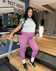 Leggins deportivo trana morado