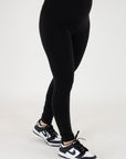 Leggins basico cottone negro
