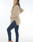 camisera corazon beige