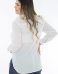 camisera corazon blanco