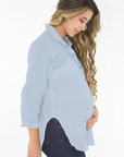 camisera corazon azul