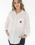camisera corazon ivory
