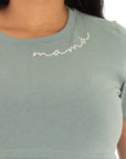 Camiseta Mommy verde