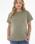 Duo Camiseta básica lactancia y body bb verde