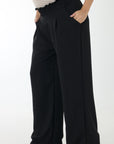 Pantalon pretina Resortada negro