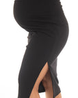 Falda midi Fantasy negro