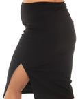 Falda midi Fantasy negro