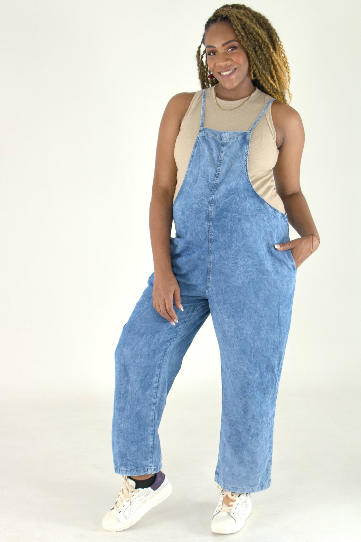 Yumper Ropa Jumper Sky azul para embarazadas – Clio Ropa Materna