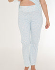 PIJAMA PANTALON DUO ESTAMPADA azul