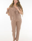 PIJAMA PANTALON DUO F ENTERO caqui