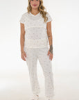 Pijama pantalon duo  ivory