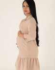 Vestido Victoria beige