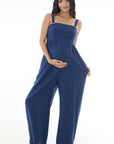 Jumper tiras lactancia azul